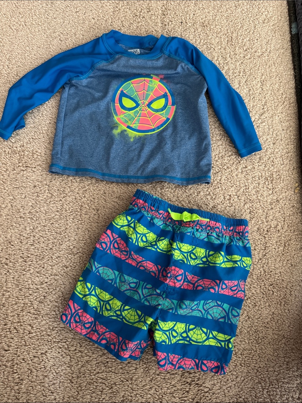 Marvel/Jumping Beans Boys' Spider-Man Swim Set -12M